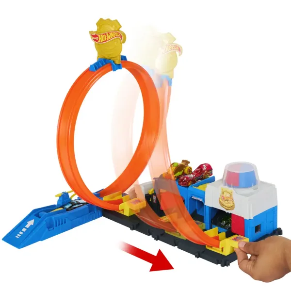 Hot Wheels City: Super policejní stanice s autíčkem - Mattel obrázek 3