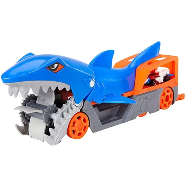 Hot Wheels: Hračkový set s autíčkem - žralok na auta - Mattel obrázek 2