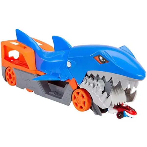 Hot Wheels: Hračkový set s autíčkem - žralok na auta - Mattel obrázek 3