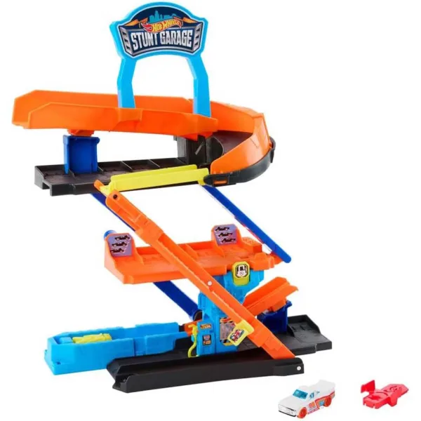 Hot Wheels: Kaskadérská garáž - hrací sada - Mattel obrázek 2