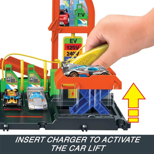 Hot Wheels: Městská čerpací stanice s dráhou a 1 malým autíčkem - Mattel obrázek 3