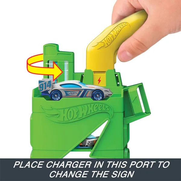 Hot Wheels: Městská čerpací stanice s dráhou a 1 malým autíčkem - Mattel obrázek 4