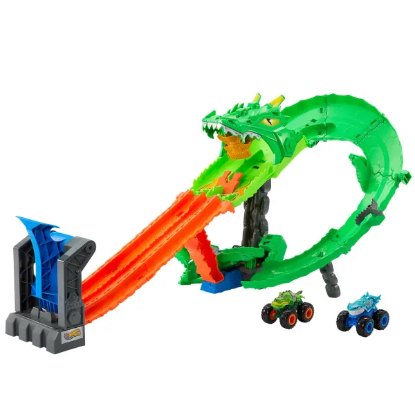 Hot Wheels Monster Trucks: Dráčí závodní dráha - Mattel obrázek 2