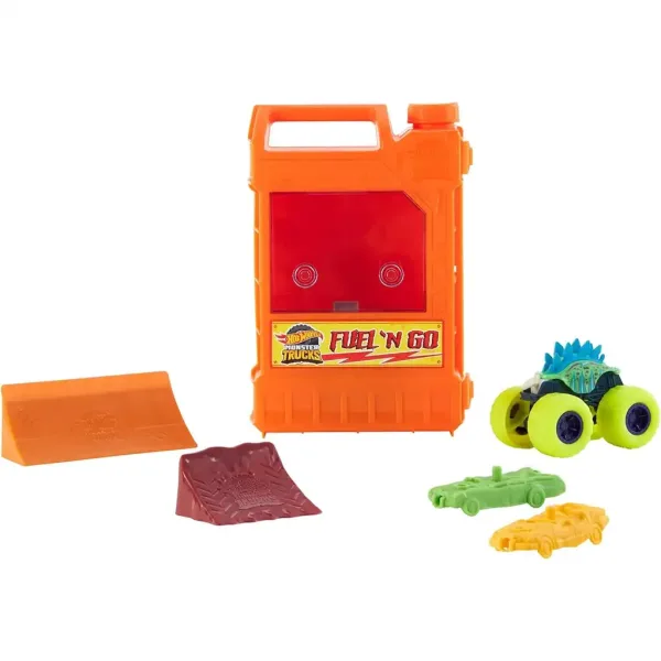 Hot Wheels Monster Trucks: Herní sada s benzínovou nádrží - Mattel obrázek 2