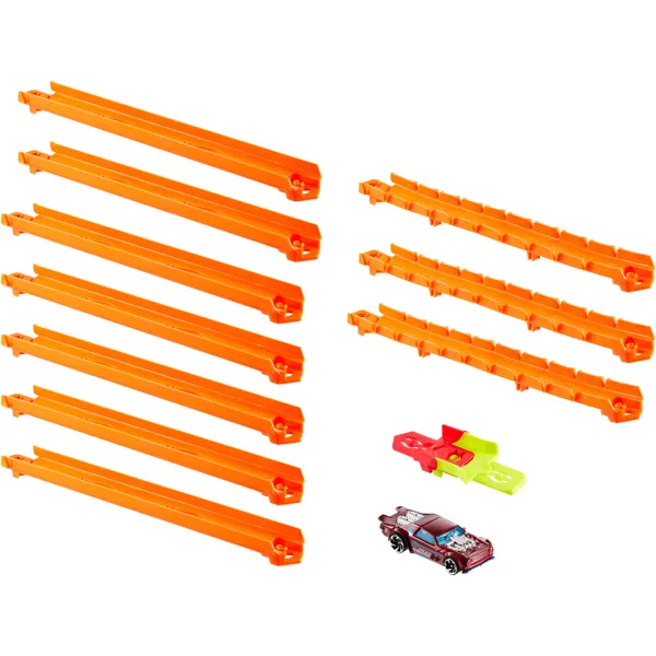 Hot Wheels Track Creator: Sada přímé dráhy – Mattel obrázek 2