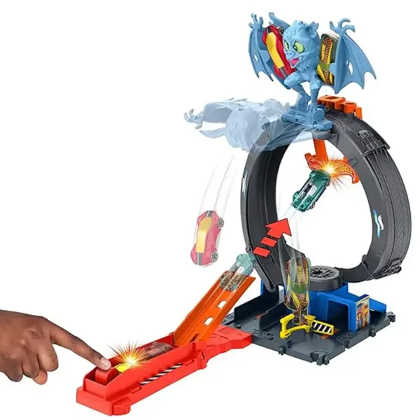 Hot Wheels: Závodní dráha s dvojitým smyčkou - Mattel obrázek 2