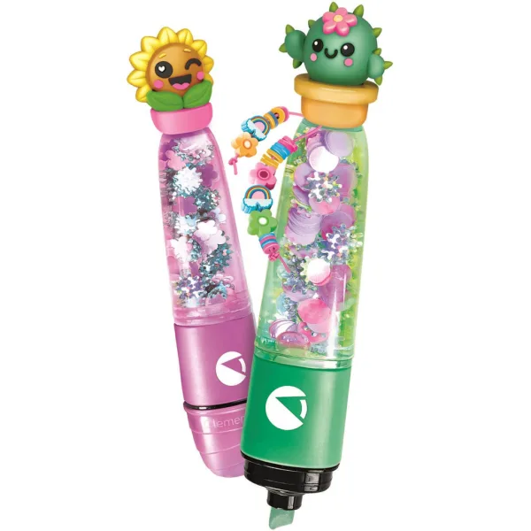 Idea! Magic Garden sada na výrobu zvýrazňovačů - Clementoni obrázek 2