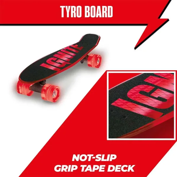 Ignite červeno-černý skateboard - Mondo Toys obrázek 4