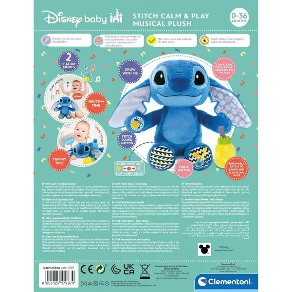 Interaktivní Disney Stitch plyšová figurka - Clementoni obrázek 3