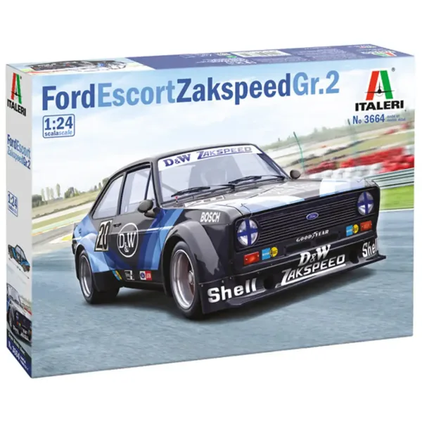 Italeri 1/24 Ford Escort Zakspeed Gr.2 model auta obrázek 1