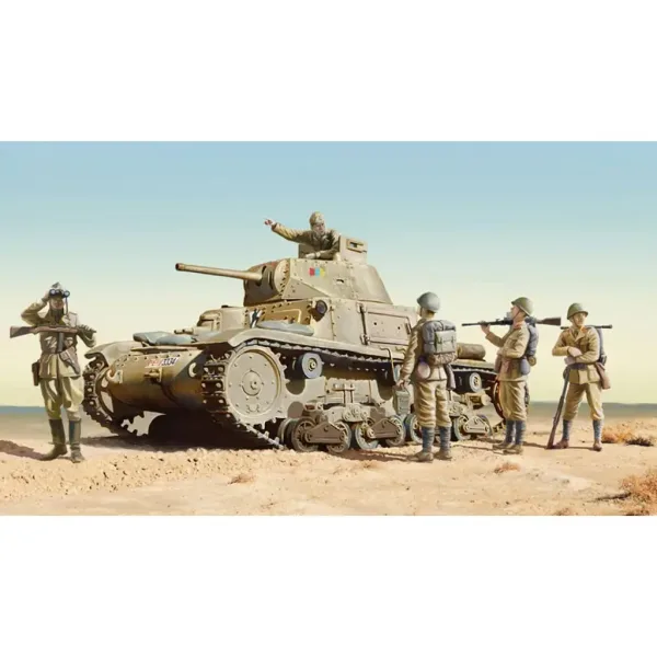 Italeri 1/35 Carro Armato M14/41 I Serie tankový model obrázek 9