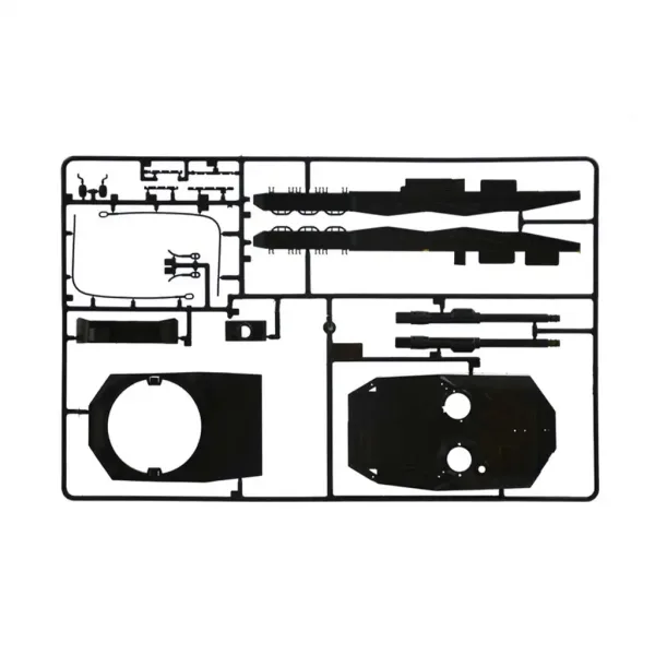 Italeri 1/35 Leopard 2A4 tank model obrázek 6