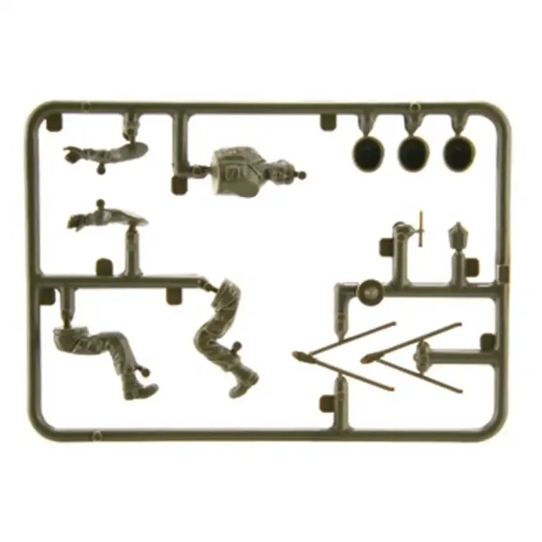 Italeri 1/35 Willys MB vojenský Jeep s přívěsem model vozidla obrázek 4