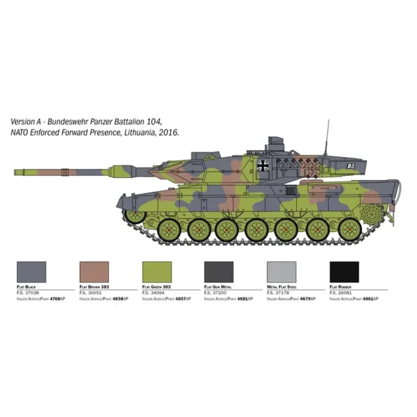 Italeri 1/35 model tanku Leopard 2A6 obrázek 3