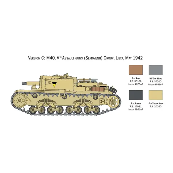 Italeri 1/56 italské tanky & Semoventi model tanku obrázek 4