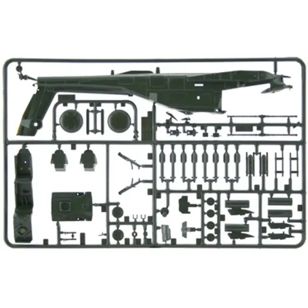 Italeri 1/72 AH-64 Apache helikoptéra model obrázek 3