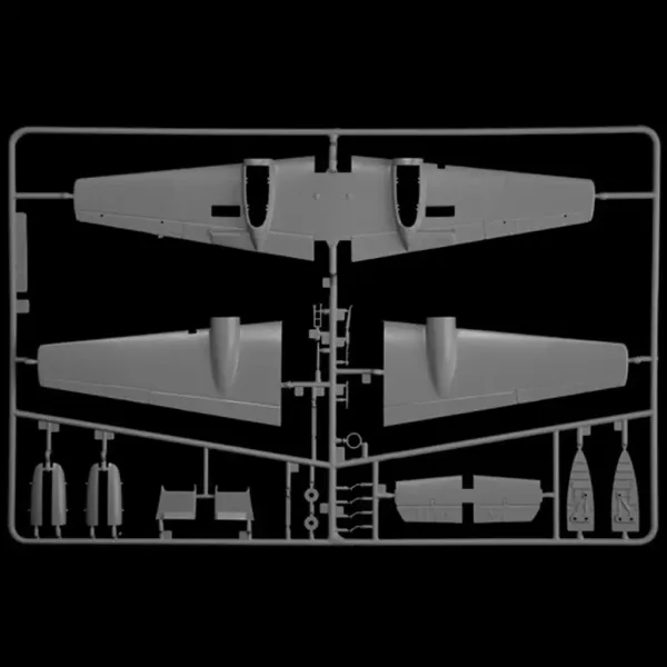 Italeri 1/72 Bf 110 C Zerstörer stíhačka model obrázek 9