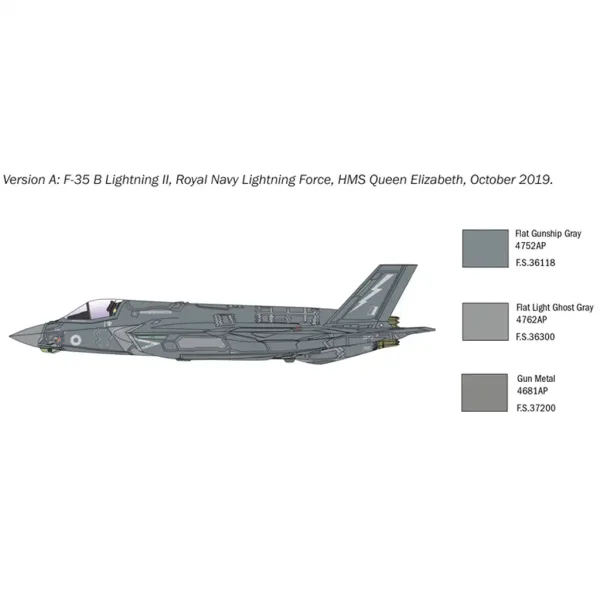 Italeri 1/72 F-35B Lightning II stíhačka model obrázek 3