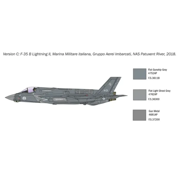 Italeri 1/72 F-35B Lightning II stíhačka model obrázek 5