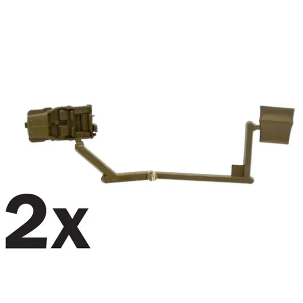 Italeri 1/72 Willys Jeep 1/4 ton 4x4 vojenská vozidla 2ks modelová sada obrázek 5