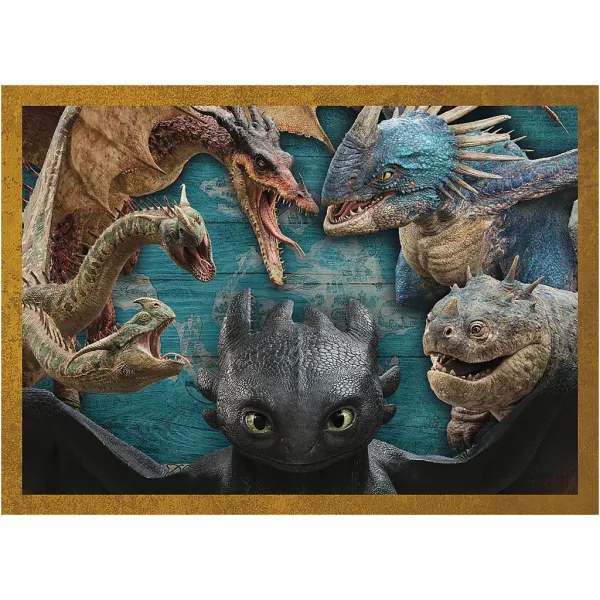 Jak vycvičit draka 4 v 1 puzzle - Trefl obrázek 2