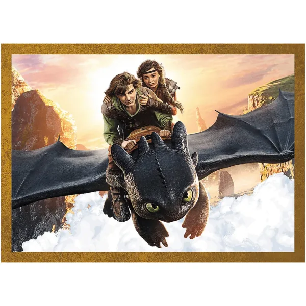 Jak vycvičit draka 4 v 1 puzzle - Trefl obrázek 3