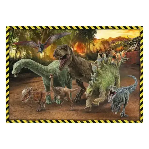 Jurassic World: Dinosauři z Jurského parku 200 dílků puzzle - Trefl obrázek 2