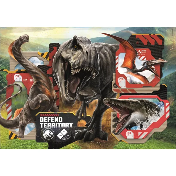 Jurassic World Maxi Super Color 24dílné puzzle - Clementoni obrázek 2