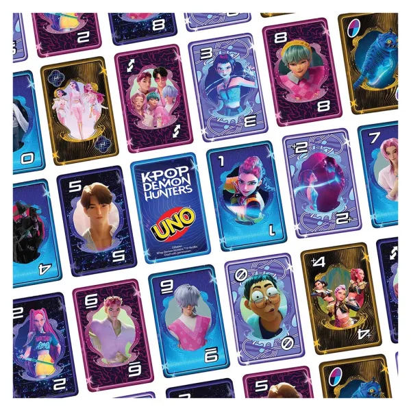 K-POP Lovci démonů UNO karetní hra - Mattel obrázek 5