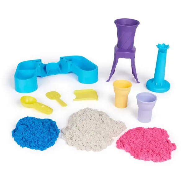 Kinetic Sand: Sada na výrobu zmrzliny z modelovacího písku 396g - Spin Master obrázek 5
