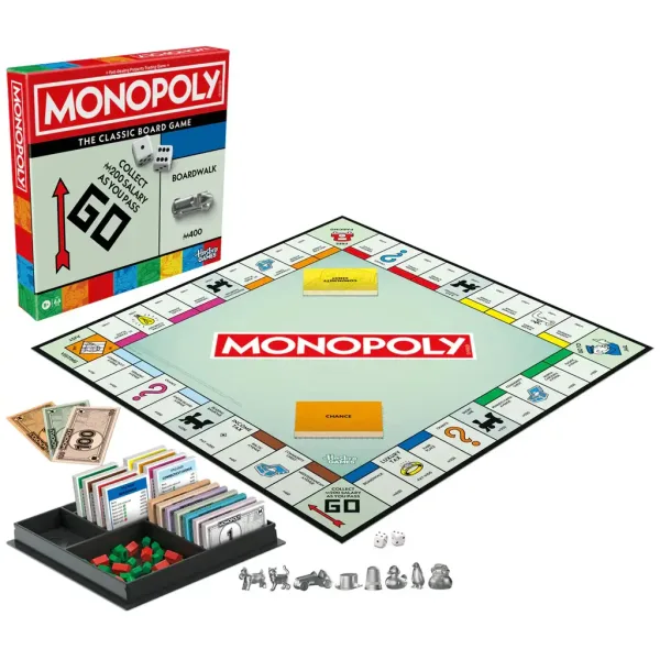 Klasická desková hra Monopoly nová verze - Hasbro obrázek 2