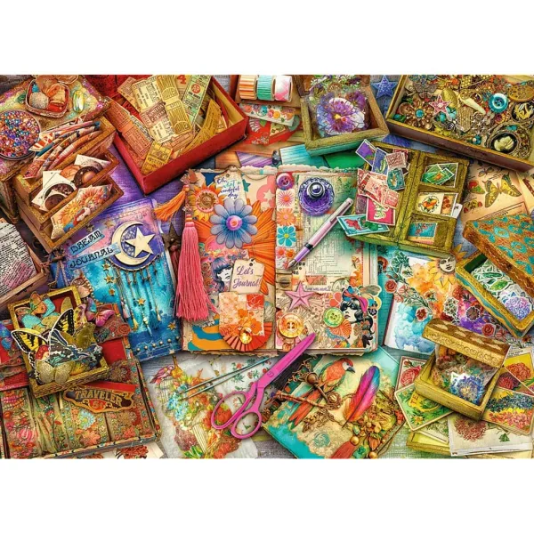 Kreativní stolek 100dílné prémiové plus kvalitní puzzle - Trefl obrázek 2