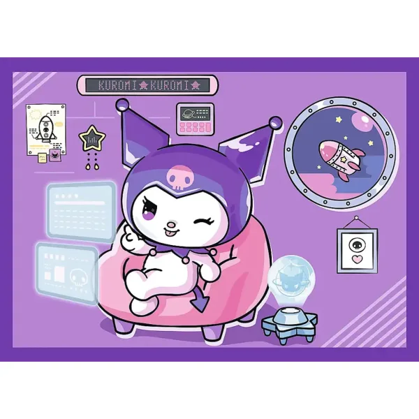 Kuromi dny 4 v 1 puzzle - Trefl obrázek 3