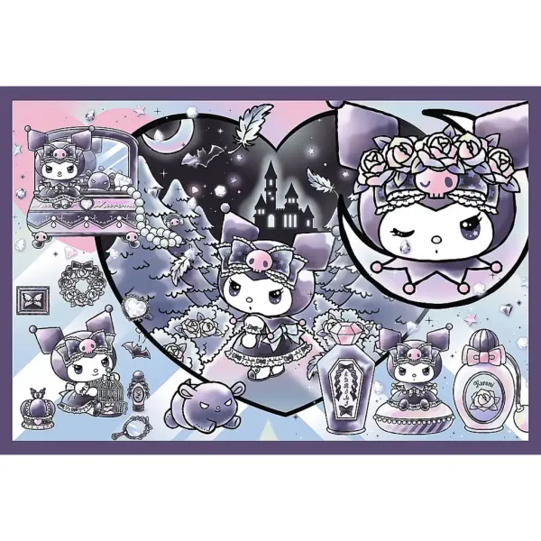 Kuromi kouzelné dobrodružství 2x200dílné puzzle - Trefl obrázek 2