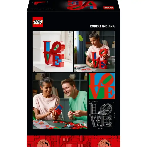 LEGO® ART: LOVE dekorativní nápis (31214) obrázek 5