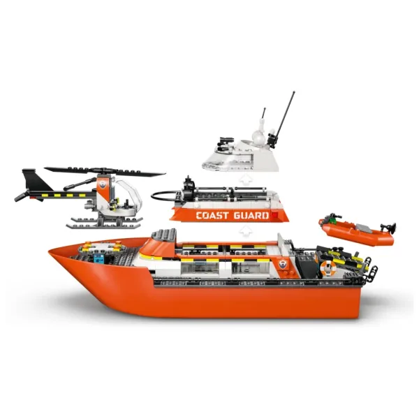 LEGO® City: Záchranný člun a vrtulník pobřežní hlídky (60504) obrázek 3