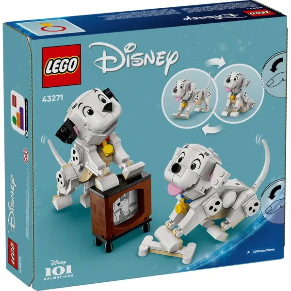 LEGO® Disney: 101 dalmatinů: Šťastný a Chlupáč – štěňata dalmatinů (43271) obrázek 2