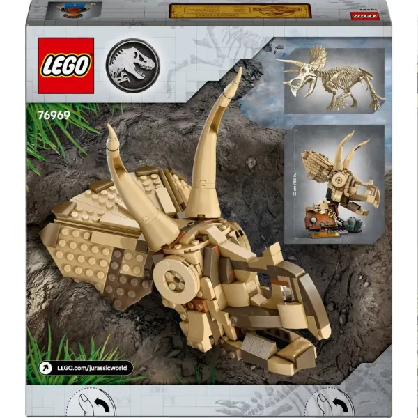 LEGO® Jurassic World: Fosílie dinosaurů - Lebka triceratopse (76959) obrázek 5