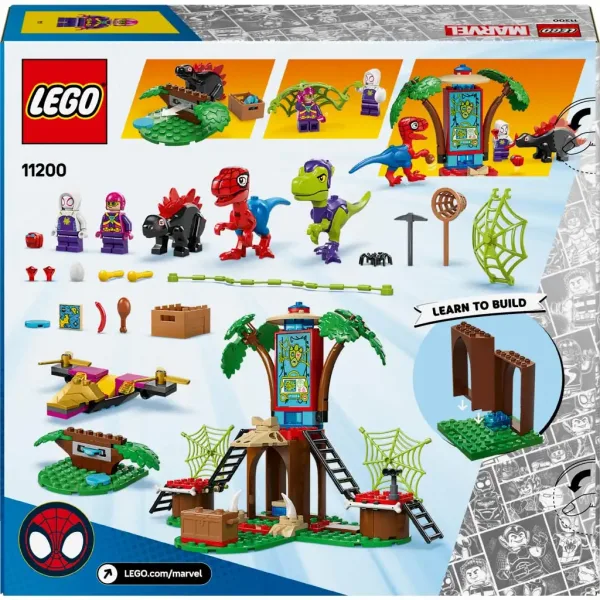 LEGO® Marvel: Spider-Man a Gobby v bitvě s raptory na základně ve stromovém domě (11200) obrázek 2