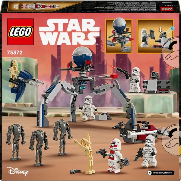 LEGO® Star Wars™: Bojový balíček klonových vojáků™ a bojových droidů™ (75372) obrázek 6