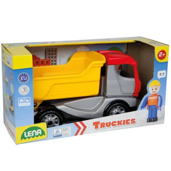 LENA: Truckies sklápěč s figurkou 22 cm obrázek 2