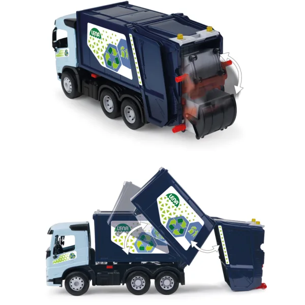 LENA: Worxx Volvo FMX popelářské auto s korbou 54 cm obrázek 3