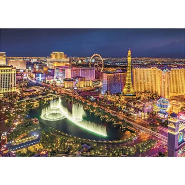 Las Vegas, Spojené státy americké HQC puzzle 6000 ks - Clementoni obrázek 2