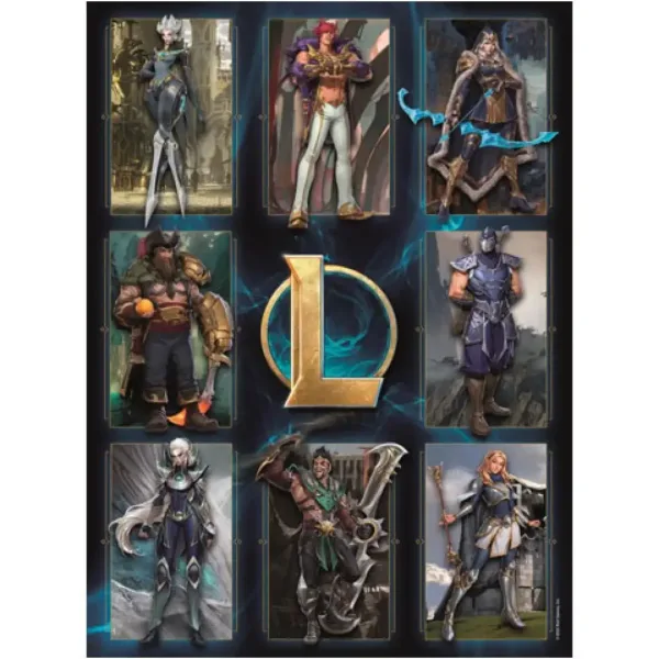 League of Legends: Hrdinové HQC puzzle 500 dílků - Clementoni obrázek 2
