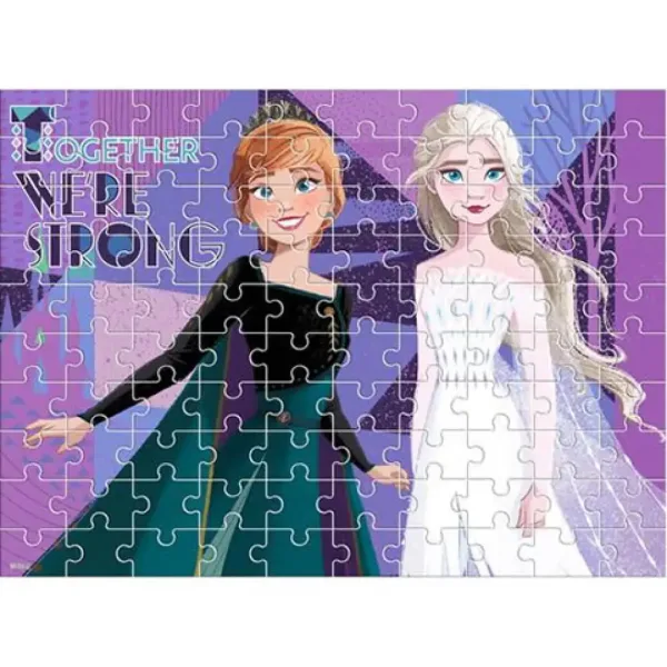 Ledové království 2 omalovánky a puzzle 2 v 1, 100 dílků obrázek 2
