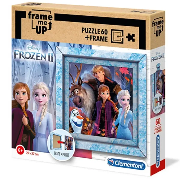 Ledové království 2 puzzle s 60 díly a rámem - Clementoni obrázek 2