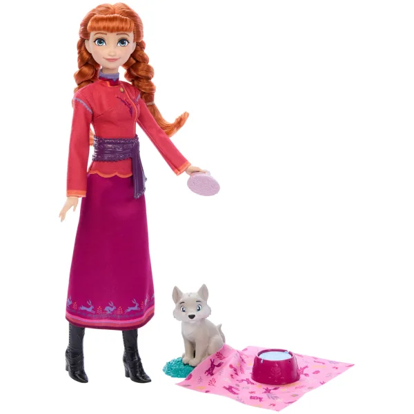 Ledové království: Anna a malá polární liška - sada hracích figurek - Mattel obrázek 2