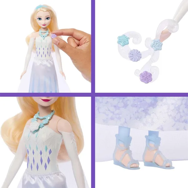 Ledové království: Ledový křišťál překvapení – panenka Elsa – Mattel obrázek 3