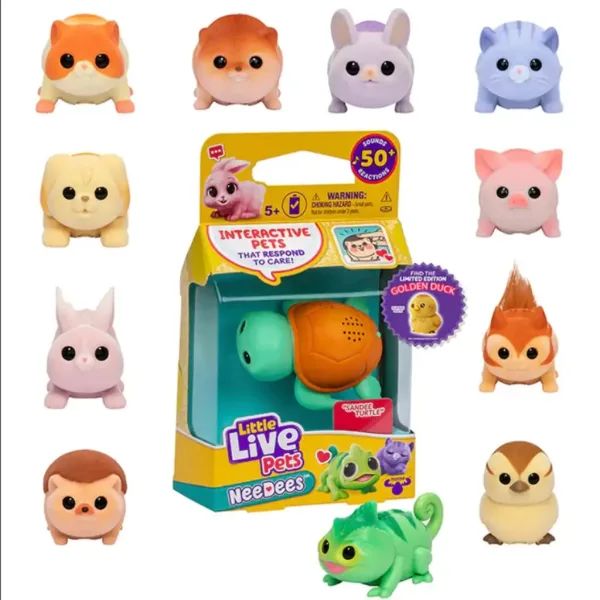 Little Live Pets: Needees Sběratelské interaktivní mazlíčky různé druhy 1ks obrázek 2