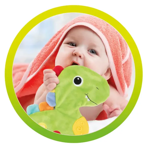 Little Stars: Kousátko s dinosaury, chrastící šátek obrázek 4